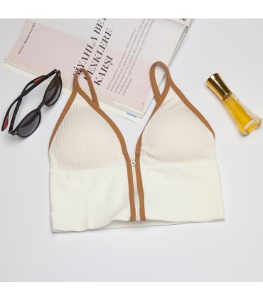 نیم تنه ورزشی جلو زیپ زنانه عمده کد 4563|12 عددی