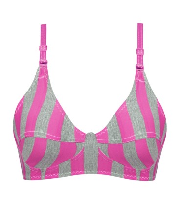 سوتین راه راه زنانه عمده کد 3013|12 عددی