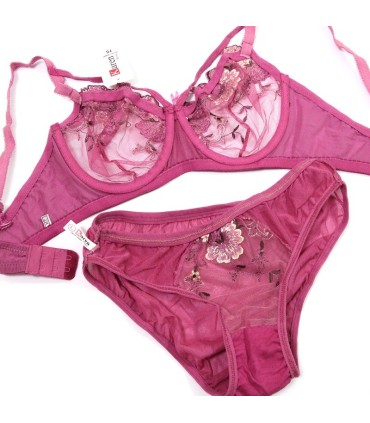 ست شورت و سوتین تورگاز کارنا رز کد 3378-3-5-11|12 عددی