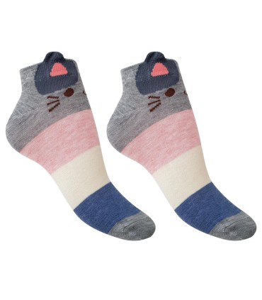 جوراب مچی طرح عروسکی زنانه عمده کد 4216|10 عددی